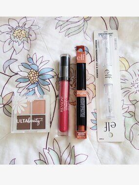 Elf Ulta Beauty and Revlon Makeup Bundle lipstick, eyeshadow NEW!